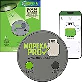 Mopeka Pro Check Bluetooth Propane Tank Sensor, Magnetic, 250 Gallon Max | Bottom-Mount Unit Fits Steel LPG Cylinders, Includes Spacers for 20, 30 and 40 lb Sizes and Uses a Replaceable CR2032 Cell