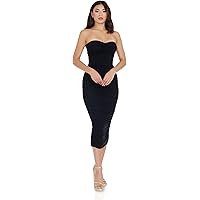 Amazon.com: Dress the Population Women's Paige Crepe Knit, Floor Length,  Mermaid, Halter Neck Dress, Black, XX-Small : Clothing, Shoes & Jewelry