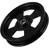 136-5404 Deck Flat Idler Pulley 6.75" Replacement for Toro Mowers | Fits for Z Master Titan HD Exmark Lazer Z Radius Series, Replaces 116-4670 126-9189 114-5895 132-5155 with 11/16" Bearing