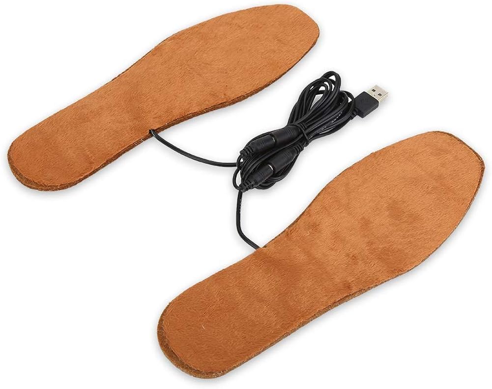 Heated Insoles, Unisex Foot Warmers Insoles USB Heating