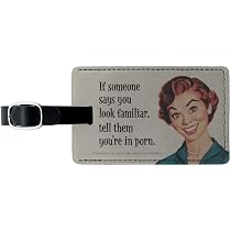 Amazon.com: If You Look Familiar Tell Them in Porn Rectangle ...