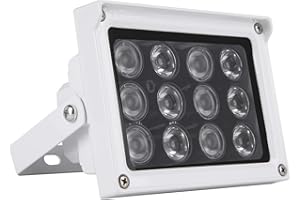 ICAMI IR Illuminators 12pcs,High Power Infrared LED Lights for Security Camera