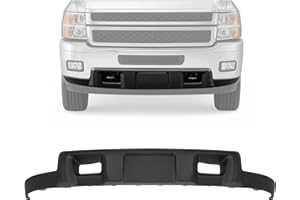 KUAFU Front Bumper Lower Valance Compatible with 2011-2014 Chevrolet Chevy Silverado 2500 HD 3500 HD Replacement for 19370763 22755086 25883354 GM1092213 w/Towing Holes Air Deflector Plastic(PP)