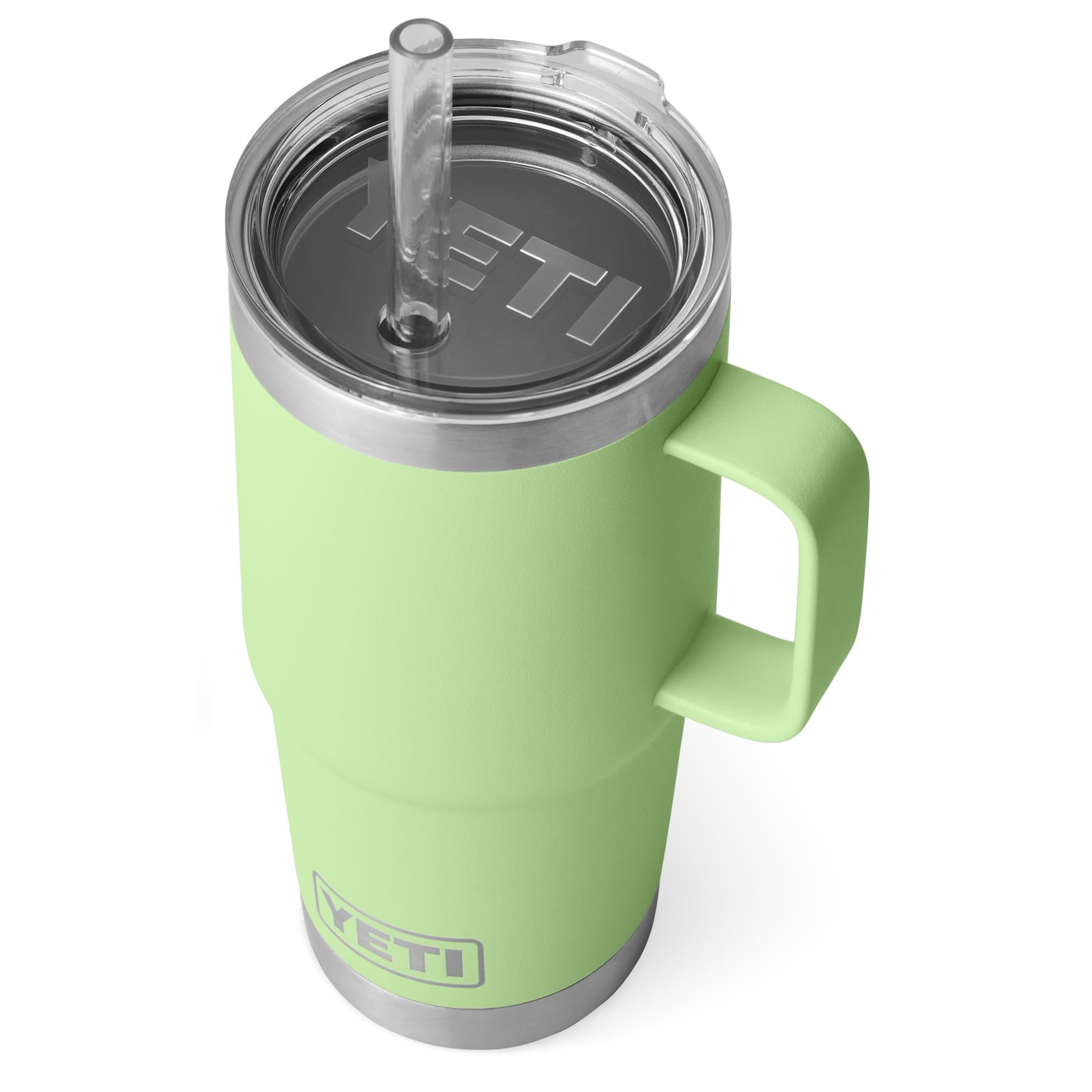 YETI Rambler Straw Mug, Stainless Steel Vacuum Insulated Mug with Straw Lid, Key Lime, 25 oz (739 ml) — image 1