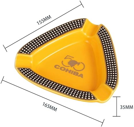 HHIPPSI Tragbare Zigarre Aschenbecher Home Keramik Aschenbecher Tabak 4