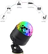 LITE WORLD 2Pack Disco Ball Light 4W USB DC5V Party Stage Lamp LED Strobe view 7