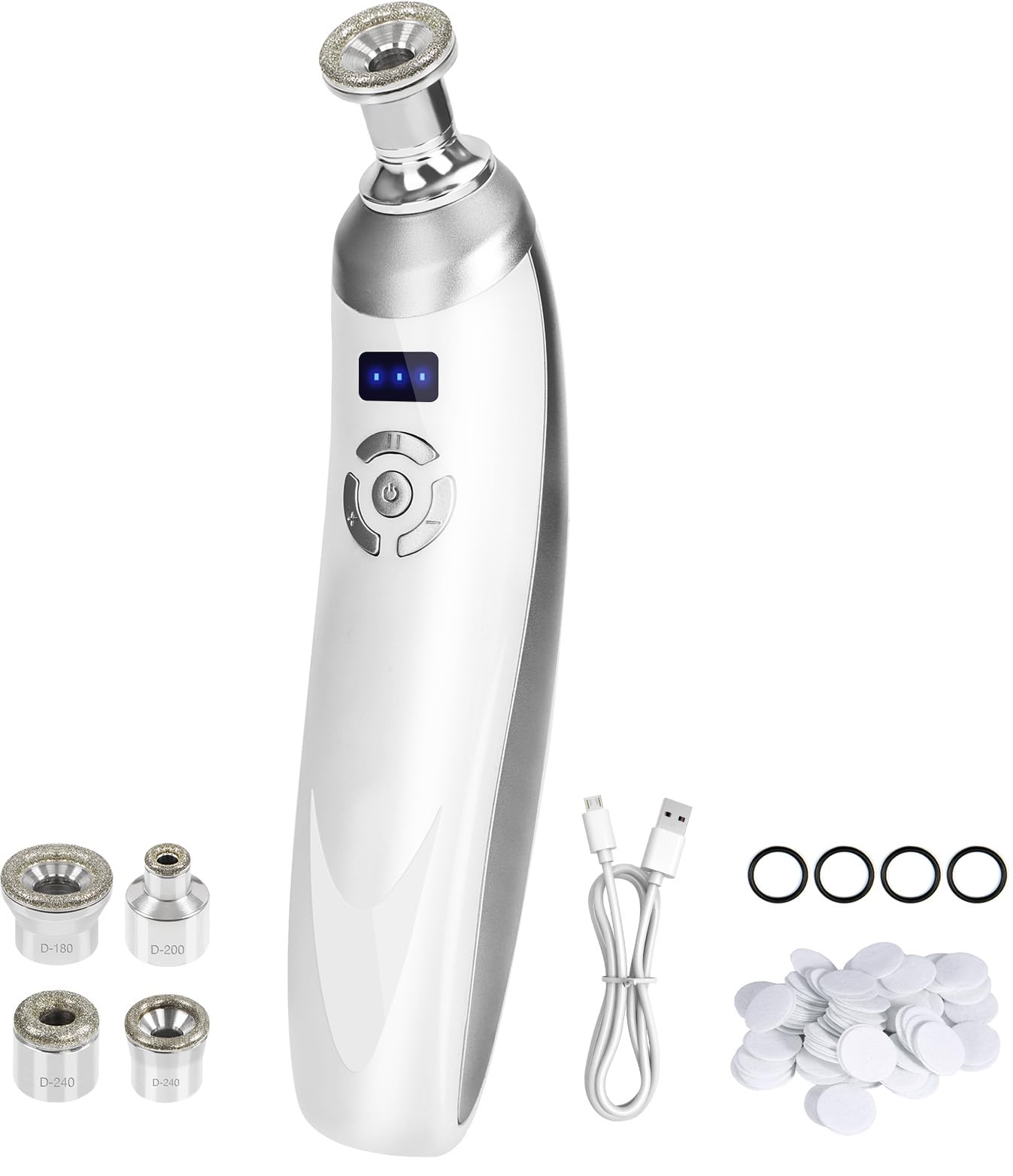 Photo 1 of Diamond Professional Microdermabrasion Machine, Portable Dermabrasion Crystal for Facial Skin Care Tool,Face Blackhead Remover Devices Kit,Home Use Microderm Equipment for Women Men