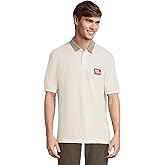 Armani Exchange Men's Regular Fit Cotton Piquet 1994 Polo, Off White, L