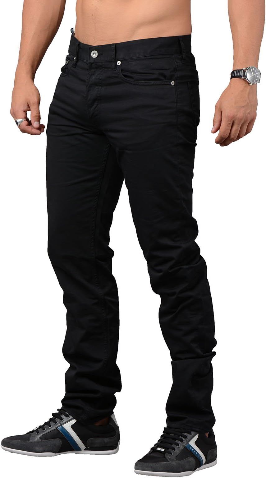 Stone Island Men's J1BZM Cotton Satin Trouser/Jean In Black