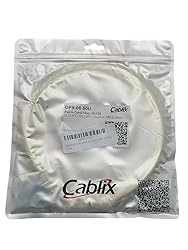 Cablix Single Mode Fiber Optic Patch Cord, Duplex