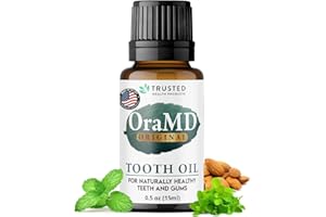 OraMD 4-in-1 Original Strength Tooth Oil- Clinically Tested Gum Disease Treatment, Gingivitis Treatment and Sensitive Teeth and Gums - All-Natural Solution (1-Pack)