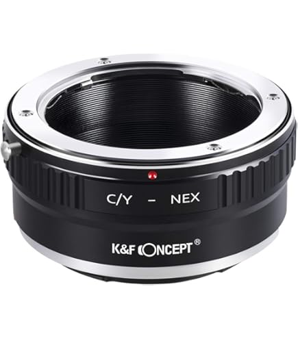 【未使用品】bones C/Y to Sony E Amazon | K&F Concept レンズマウントアダプター KF-CYE (ヤシカ
