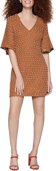 bジェネレーション レディース ワンピース Relaxed Ruffle Mini Dress 並行輸入品 ワンピース チュニック 通販 Amazon