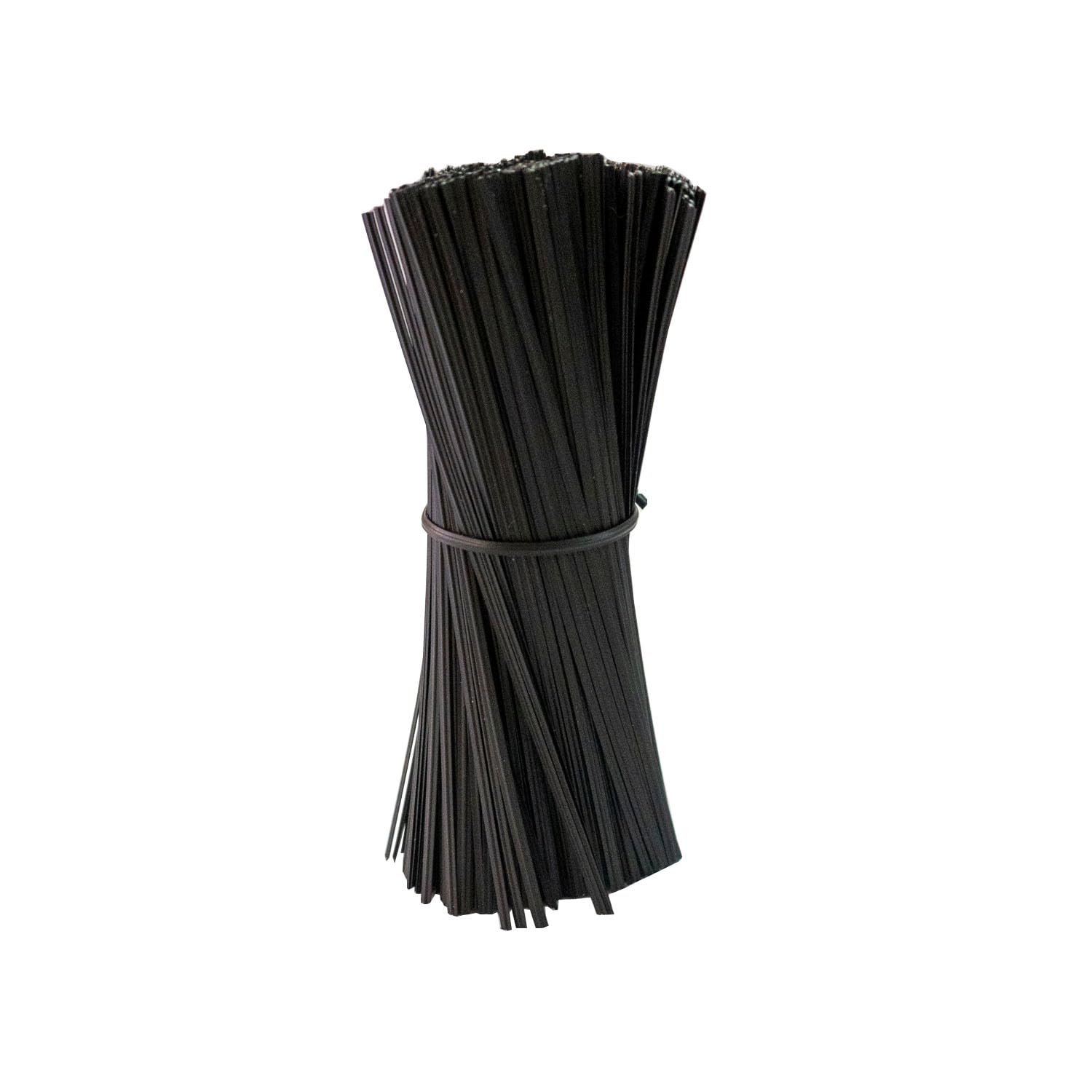 Tangser Plastic Black 4" Twist Ties, Reusable Cable Ties,Long Garbage Bag Twist Ties, Trash Bag Coated Ties, Twisty Ties for Organizing, Plant Hollding, Office, Christmas Tree (500 Pcs/4 inch)