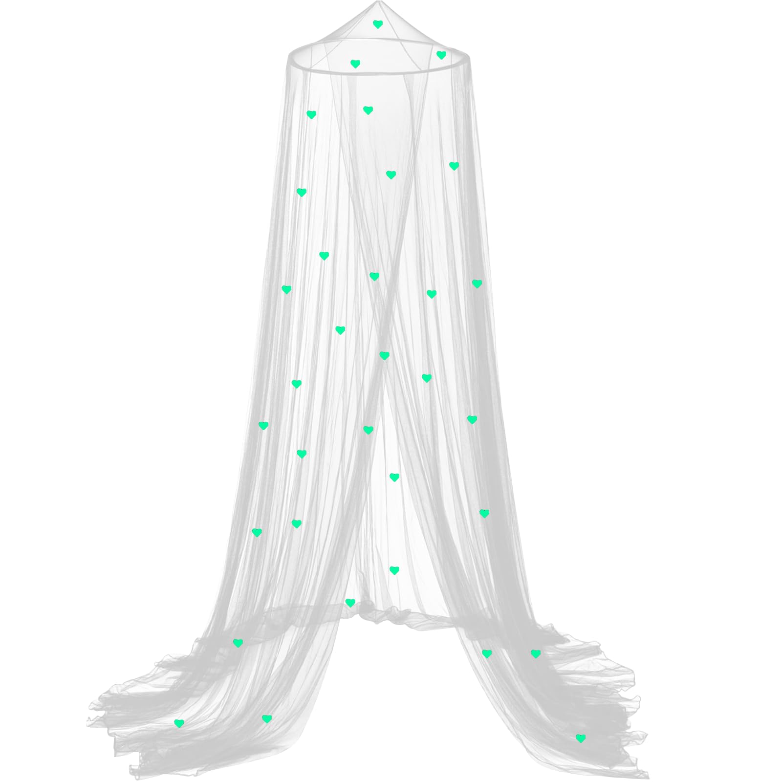 UTEFIF Mosquito Net Double Bed, White, Large, Modern Style, Insect Protection, Indoor/Outdoor Use