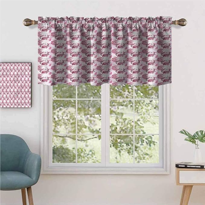 Hiiiman - Cortina para ventana de privacidad para interiores, diseño de