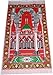 Portable Travel Prayer Mat Muslim Islamic Outdoor Namaz Sajadah Thin Cloth Red