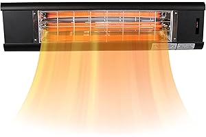 Veito Aero S 1500W Carbon Infrared Heater - Powerful Wall & Ceiling Mounted Electric Heater with Remote - Experience a New Le