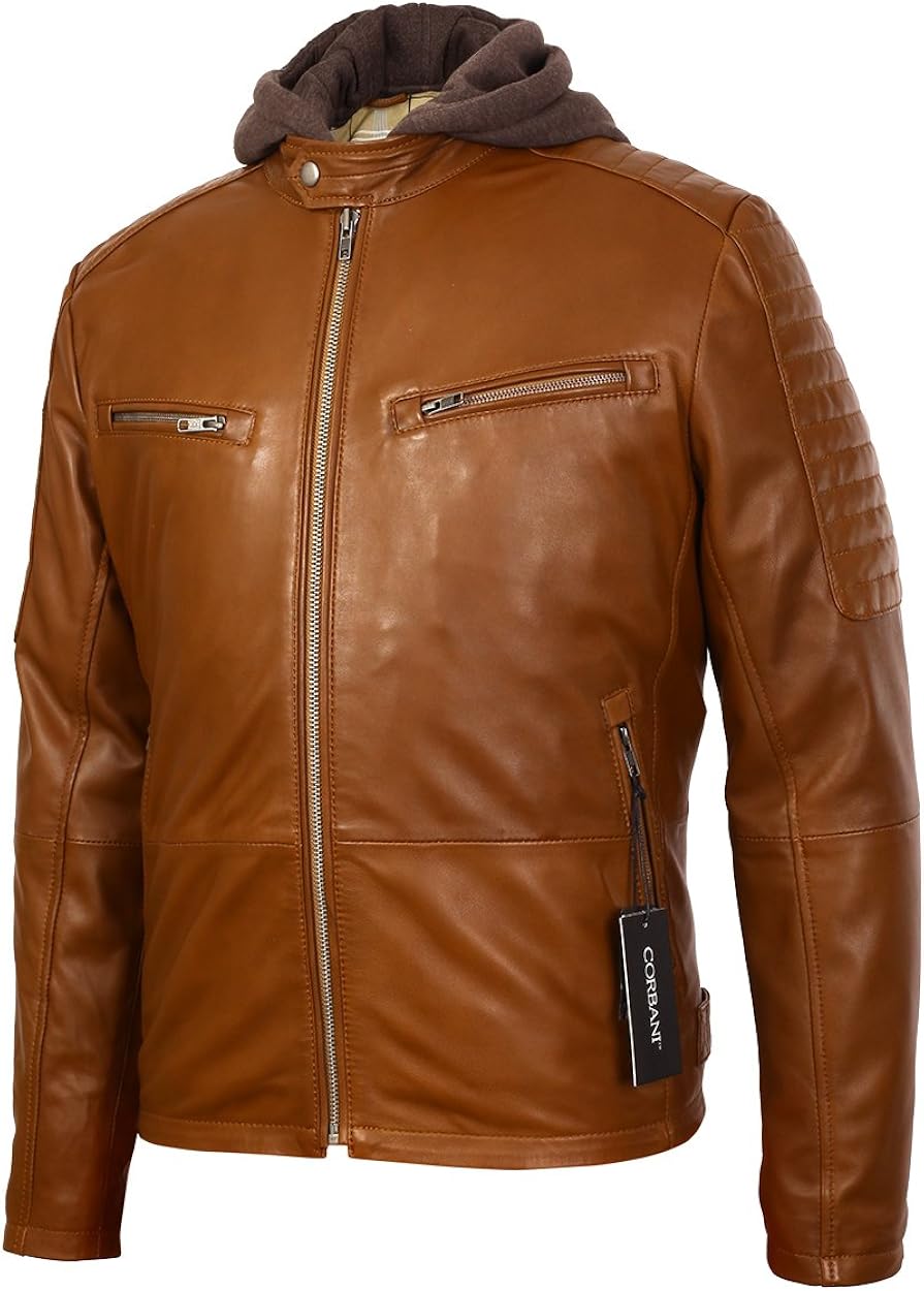 lambskin café racer jacket
