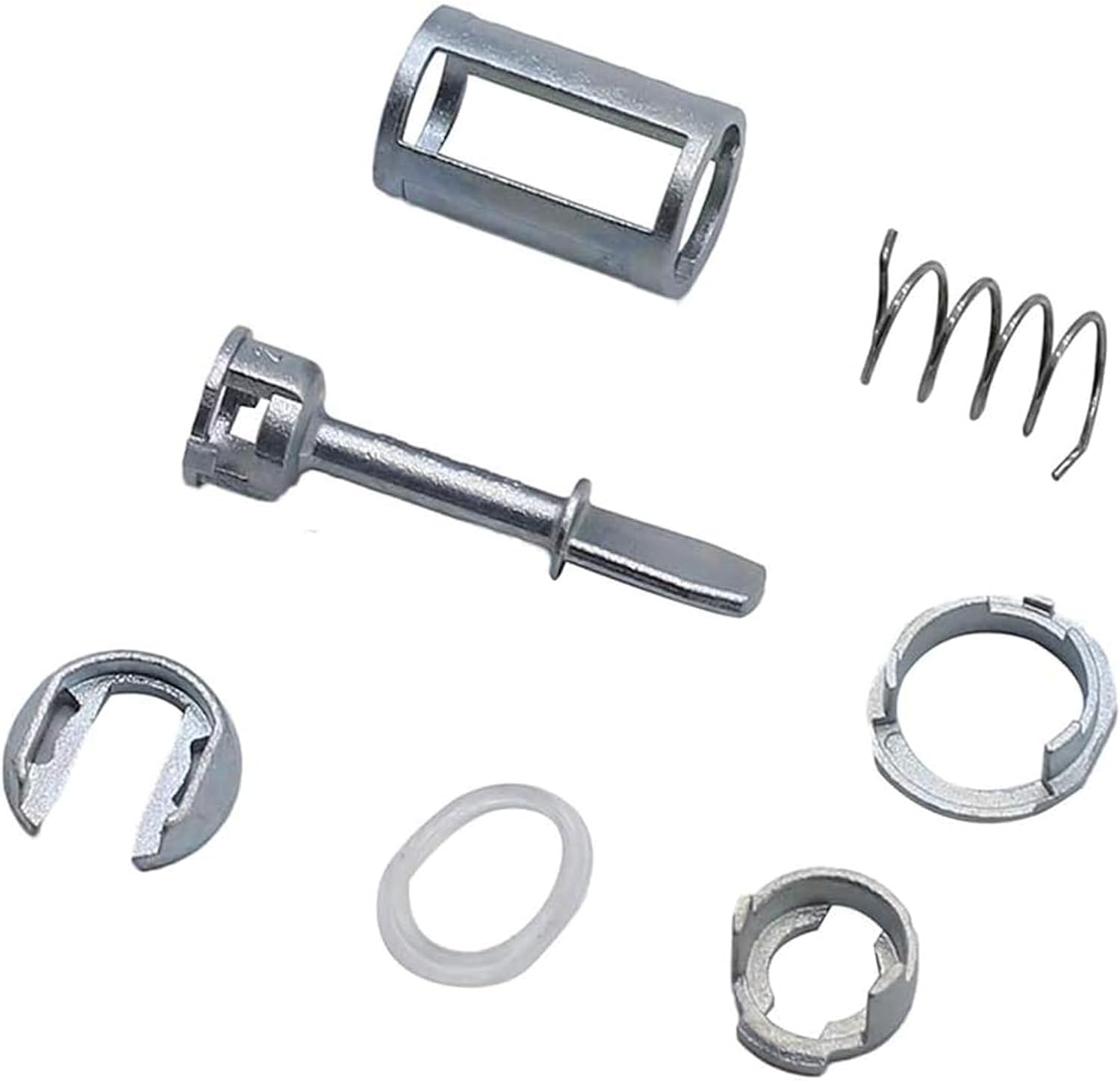 Door Lock Repair Kit, 7pcs Door Lock Barrel Cylinder Repair Kit 3B0837167 for VW Passat Seat Leon Toledo Arosa