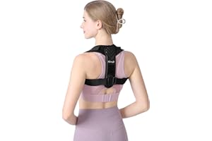 ALSOAY Posture Corrector for Women and Men, Back Brace Adjustable Upper Posture Support, Back Support, Comfortable Back Straightener Support for Clavicle Support, and Providing Pain Relief from Neck