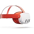 Meta Quest 3 Facial Interface & Head Strap (Blood Orange)