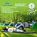 AMPM Outdoors Lightweight Sleeping Pad Camping, Backpacking, Hiking Travel Accessories, Easy to Inflate & Deflate w/Ultra-Compact Bag