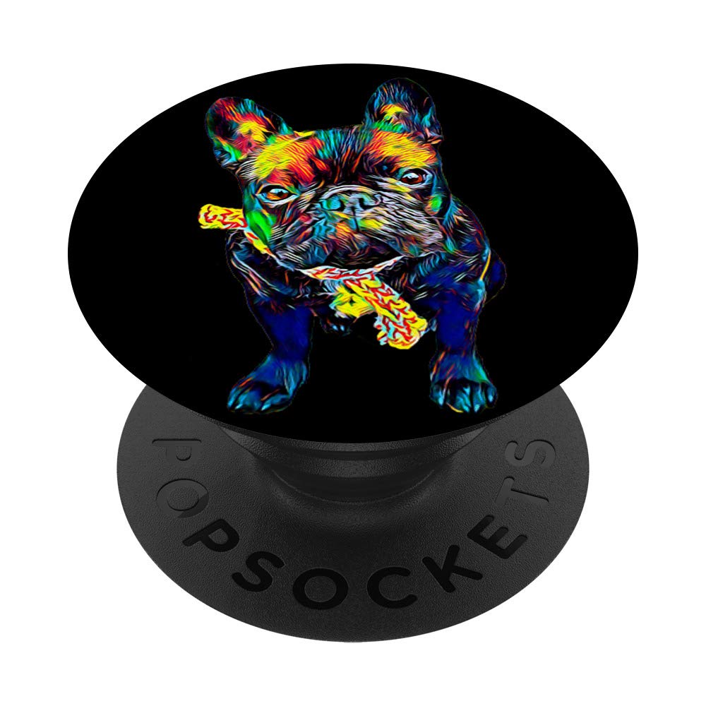 French Bulldog PopSockets PopGrip: Swappable Grip for Phones & Tablets