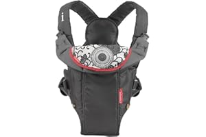 Infantino Swift Classic Carrier with Pocket, 2-Ways to Carry Carrier with Wonder Bib & Essentials Storage Front Pocket for Ba