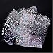 CJESLNA New 50 Sheets 3D Design Nail Art Sticker Tip Decal Manicure