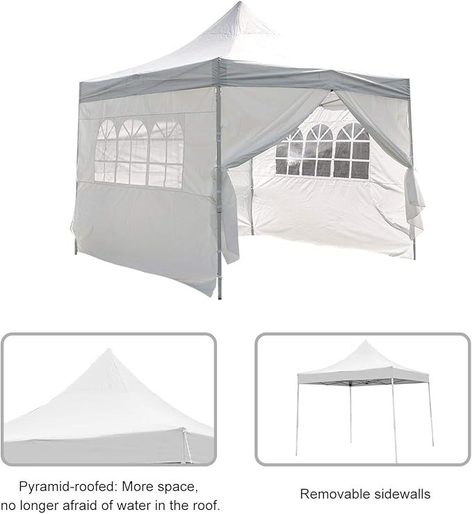 Kinbor Carpa de toldo para Exteriores, portátil, Ajustable, instantánea