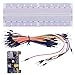 kuman Solderless Breadboard 830 MB-102 Tie Points, Jump Wires 65pcs, 3.3V 5V Power Supply Module, Electronic Learning Kit Compatible with Arduino K3