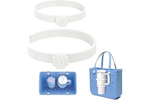 BESTSTONE Cup Holder for Bogg Bag – Compatible with Stanley 30oz/40oz Tumblers, Adjustable Bogg Bag Accessories Insert, Drink Holder Compatible with Simply Southern & Simply Modern Tote Bags