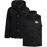 Volcom Boys 3-in-1 Parka System - Waterproof Heavyweight Boys Winter Jacket and Puffer Vest Insulated Outerwear (Sizes: 4-20)