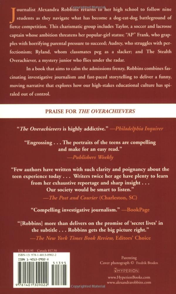 The Overachievers The Secret Lives of Driven Kids