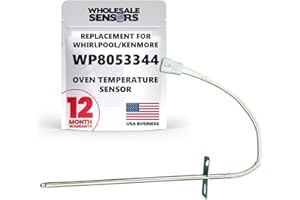 Replacement for Whirlpool/Kenmore 8053344, WP8053344 Range Oven Temperature Sensor 12 Month Warranty