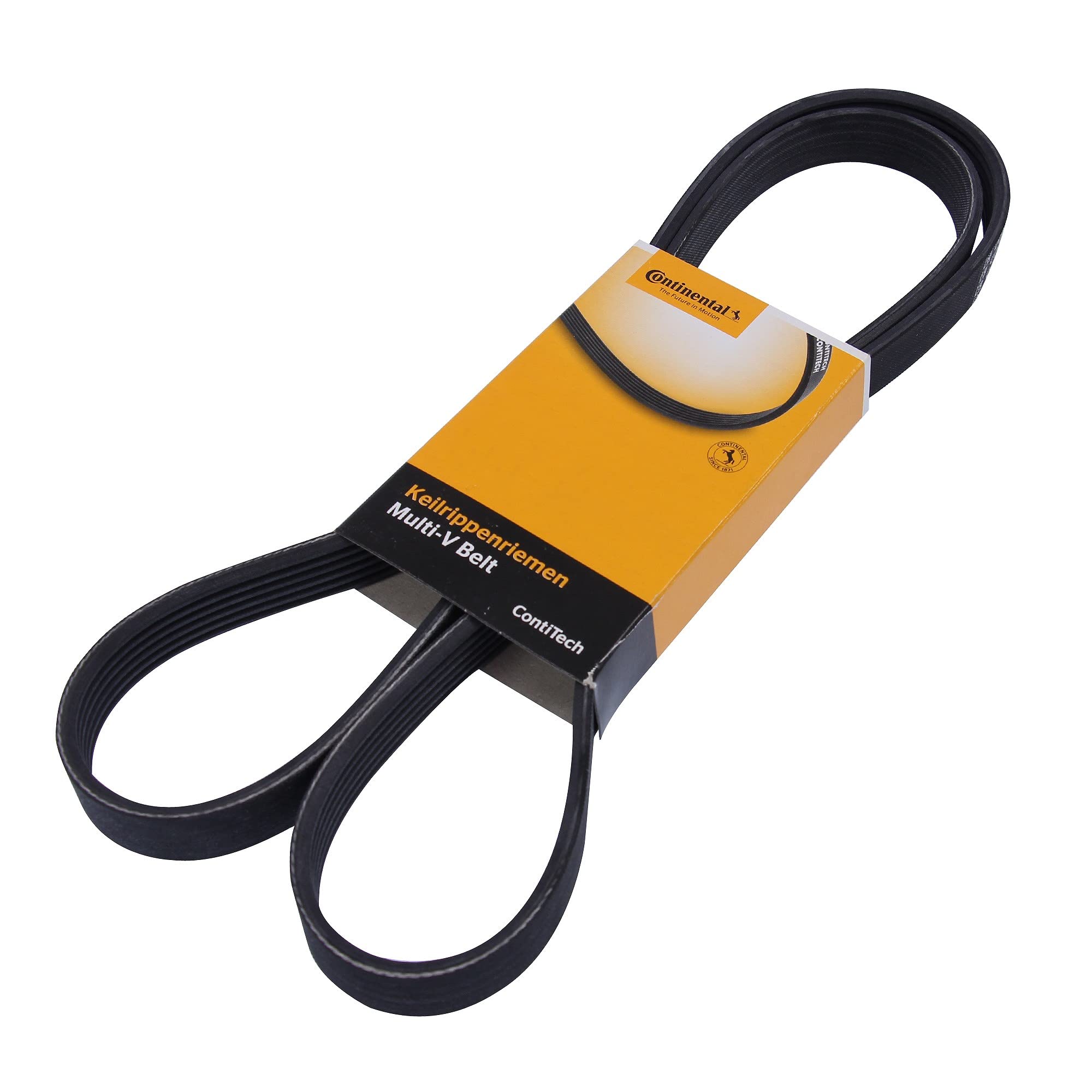Contitech 6PK1538 V-Ribbed Belt, Black