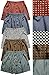 Alexander Del Rossa Mens Satin Boxer Shorts, Patterned Underwear