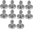 Neewer&reg; Edelstahl 1/10,2&nbsp;cm Befestigungsschraube (ohne Ring) 1&nbsp;cm/10&nbsp;mm Schaft f&uuml;r Kamera Stativ Einbeinstativ oder Quick Release (QR) Platte-10&nbsp;Pack