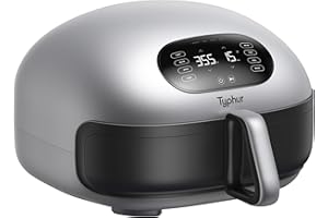 Typhur Dome 2 Air Fryer, Extra Large with Superior Airflow, Self-cleaning Smart Digital Fryer with PFAS free Basket for Quick