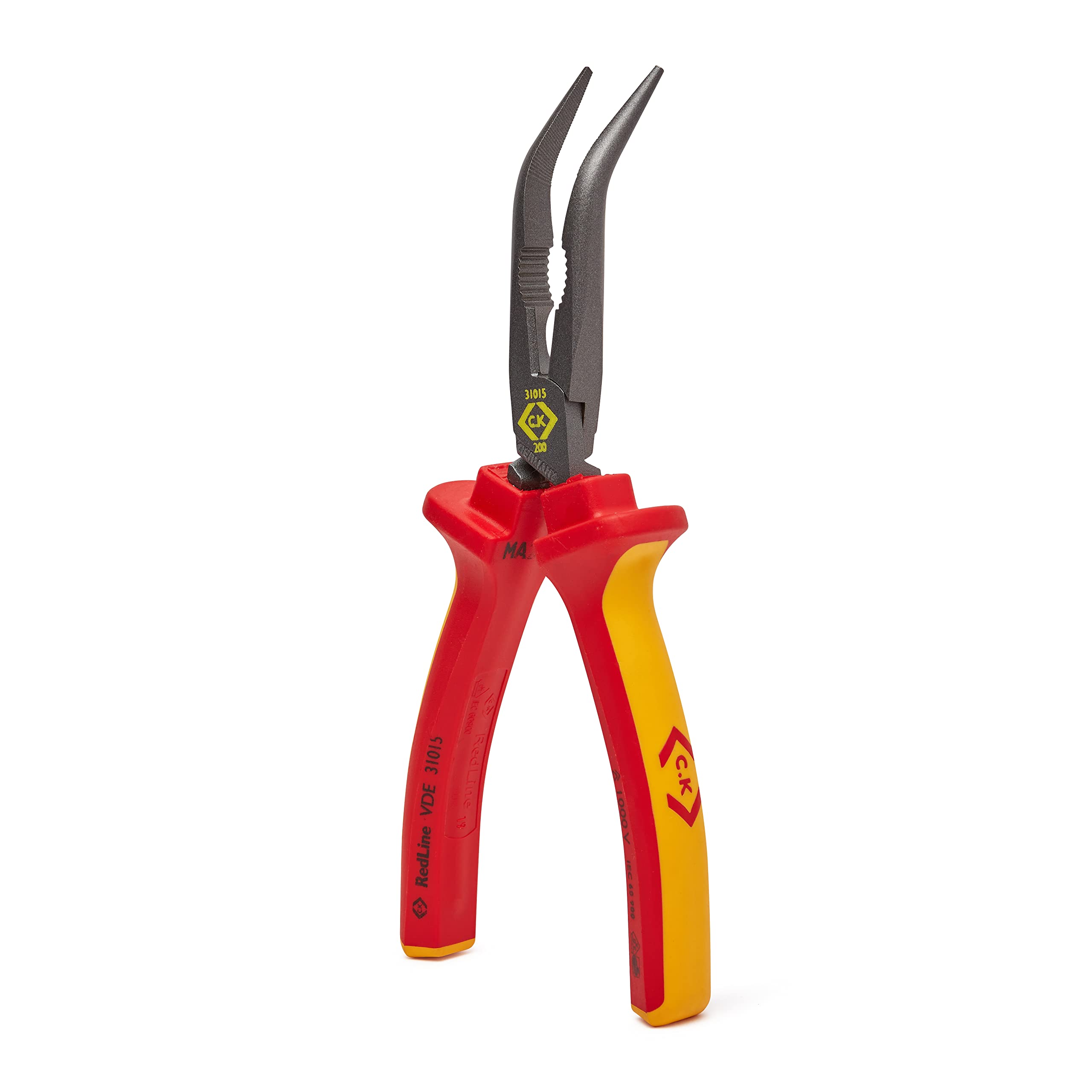 Best Price Square PLIER, BENT NOSE, VDE, 200MM 431015 By CK TOOLS