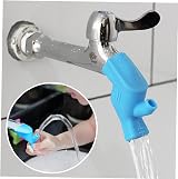 YZLSM Double Purpose Silicone Water Tap Extender for Kids Bath Kitchen Sink view 4