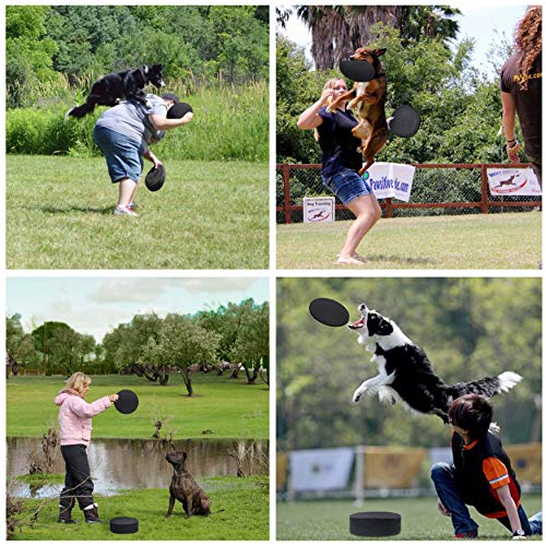 Highland Farms Select 10" Frisbee EVA Dog Training Flyer - Flying Disc Dog Frisbee Golf Discs, Dog Fetch Training Toy for Outside Play Family Fun Time - Pack of 12
