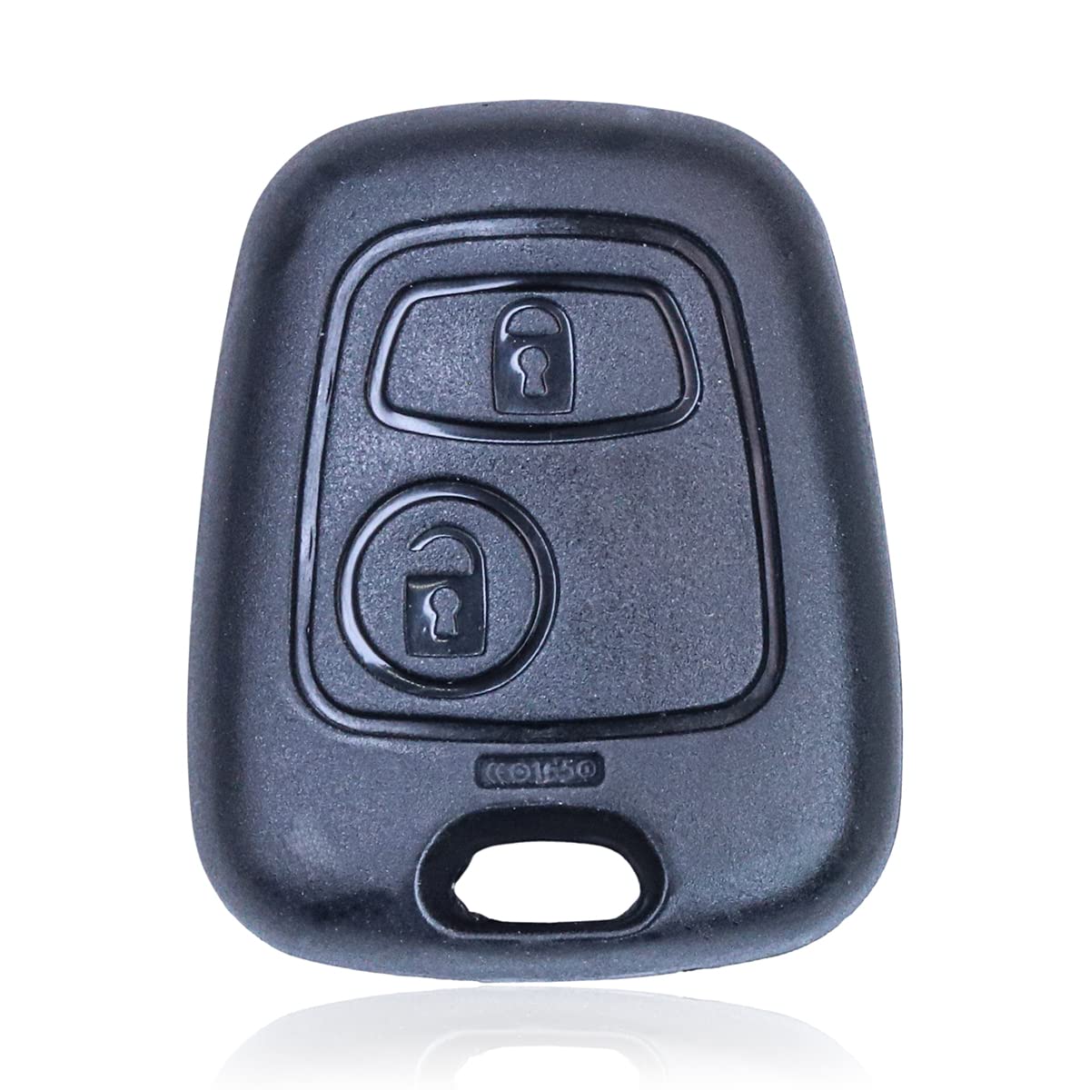 2 Button Replacement Remote Flip Key Fob Case Shell Fix compatible with Peugeot 107 207 306 307 406 407 Citroen C1 C2 C3 C5 C6
