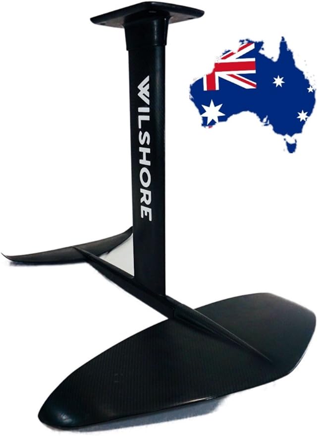 Carbon Fibre Surf Foil ready to attach to a Foil board