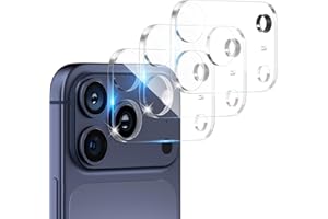 CloudValley 3 Pack for iPhone 17 Pro Max Camera Lens Protector, Military Standard Scratch-Resistant Film, 9H Tempered Glass C