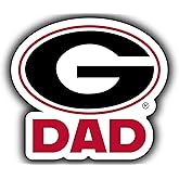 Georgia Bulldogs 4-Inch Proud Dad Die Cut Decal Officially Licensed Collegiate Product