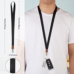 XCHIN Lanyard, Lanyards for Keys, Black Keychain