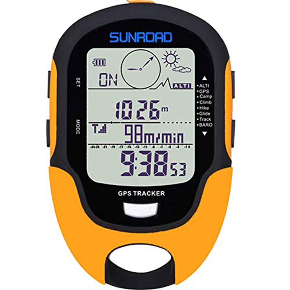Buy SUNROAD GPS Digital Waterproof Outdoor Altitude PreWarning Remind