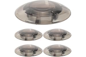 Parliky 5pcs Guitar Pedal Button Covers Footswitch Toppers Dome Knob Caps for Electric Guitar Effect Pedal